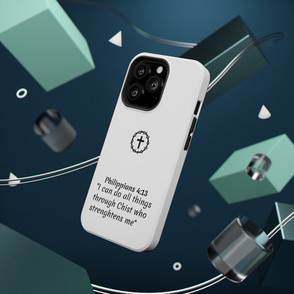 Philippians 4:13 Impact-Resistant Iphone Cases
