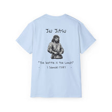 Jesus Jiu Jitsu - “The Battle Is the Lord’s”  Unisex Spiritual Graphic Tee