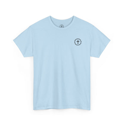 Display Your Faith Blank Unisex Heavy Cotton Tee, Christian Tee, Casual Wear, Gift for Believers, Everyday Comfort