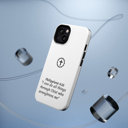 Philippians 4:13 Impact-Resistant Iphone Cases