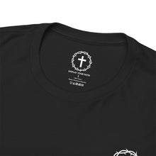 Jesus Spotting Bench Press – Christian Gym Shirt  Faith-Based Strength Unisex Heavy Cotton Tee