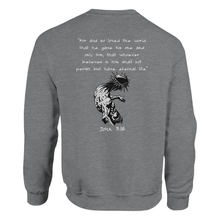 John 3:16 - Anime Jesus - Classic Unisex Crewneck Sweatshirt | Gildan® 18000