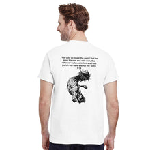 Display Your Faith Anime Jesus Heavyweight Unisex Crewneck T-shirt | Gildan® 5000